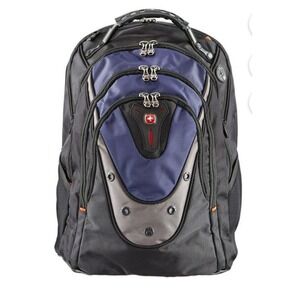 Wenger Swiss Gear Ibex 17-Inch Laptop Scansmart Backpack Bag Blue Travel School